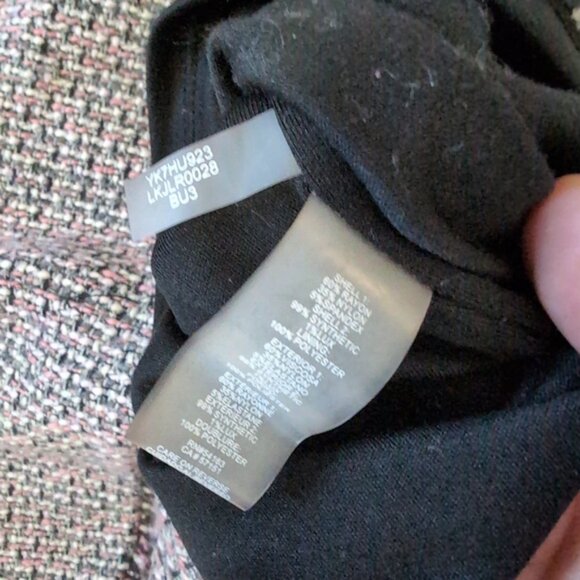 Karl Lagerfeld Preppy Old Money Barbie Two Tone Colorblock Tweed Shift Dress 4 - Picture 7 of 10